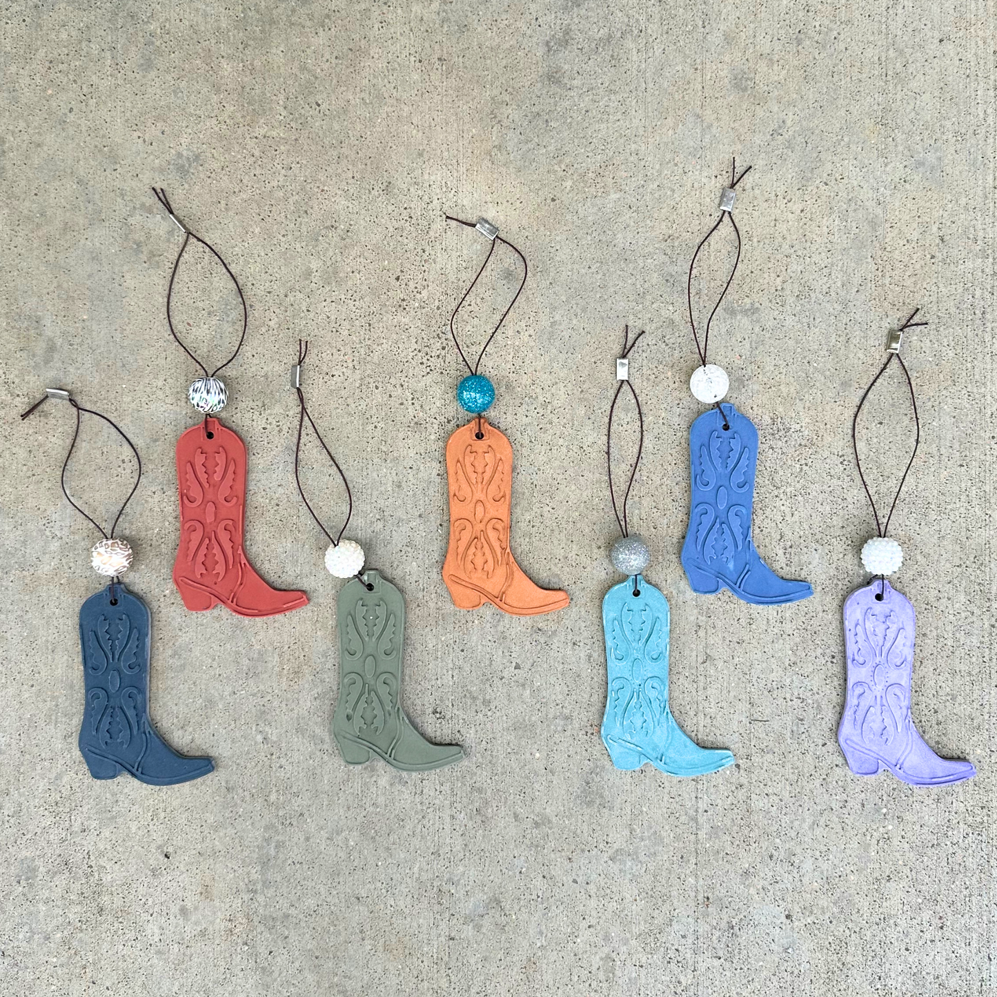 Western Boot Stone Car Freshener