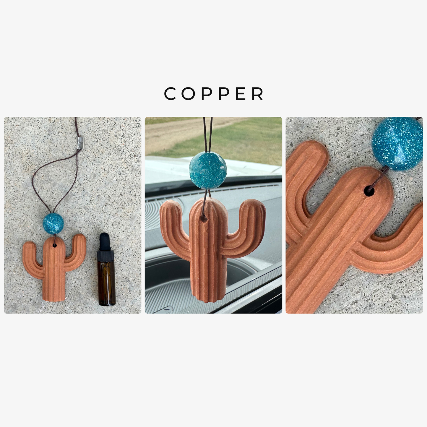 Cactus Stone Car Freshener