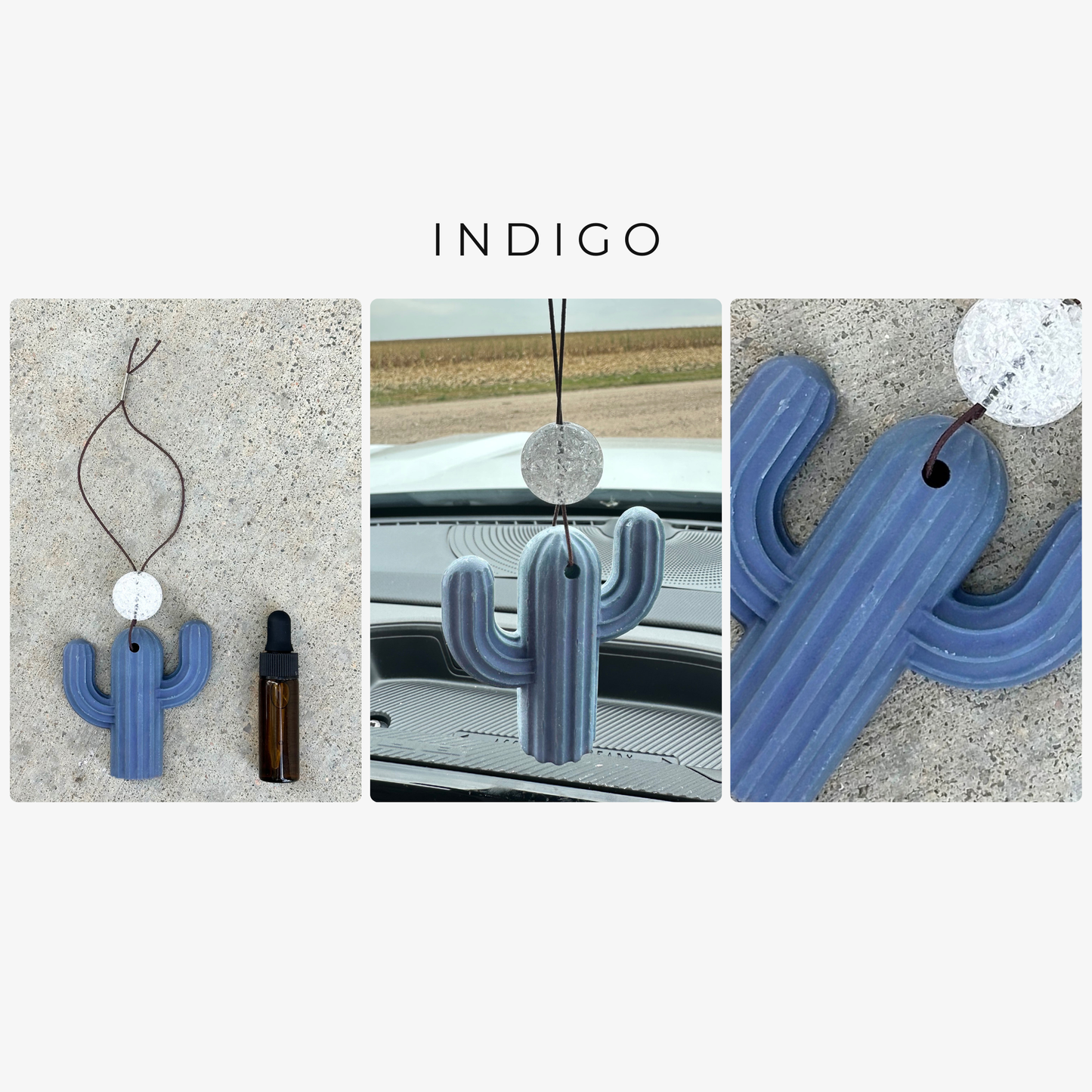 Cactus Stone Car Freshener