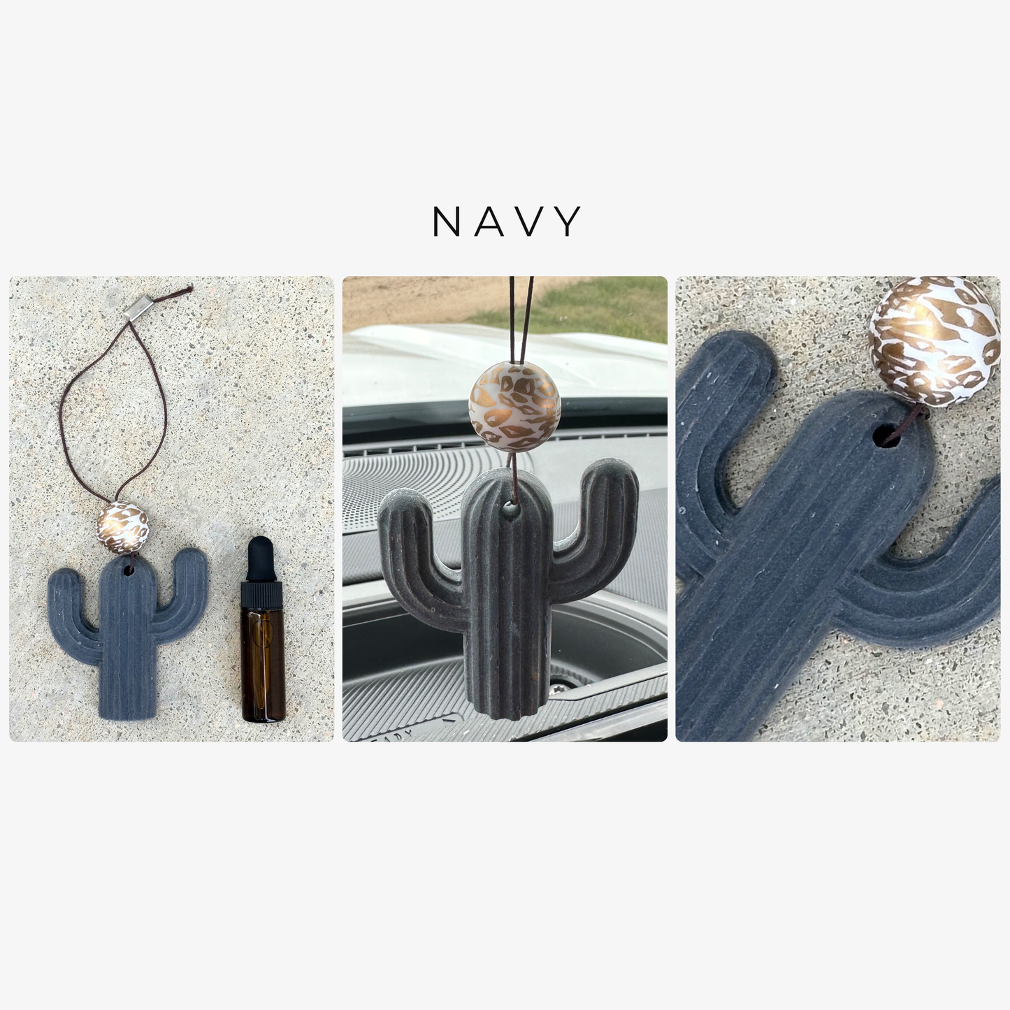 Cactus Stone Car Freshener
