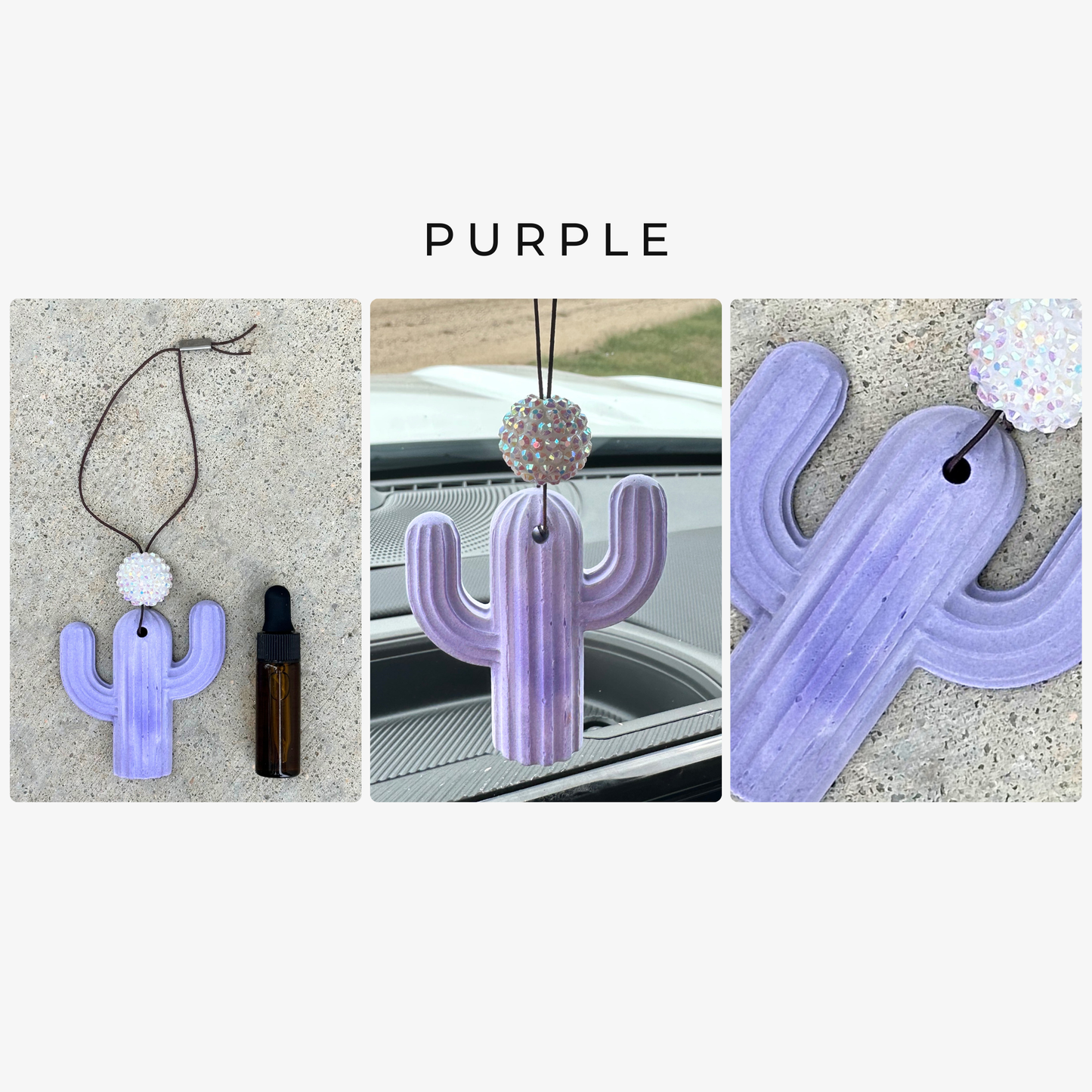 Cactus Stone Car Freshener
